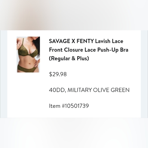 Floral Lace Bra in Brown, Green, and Yellow - Picture 4 of 4